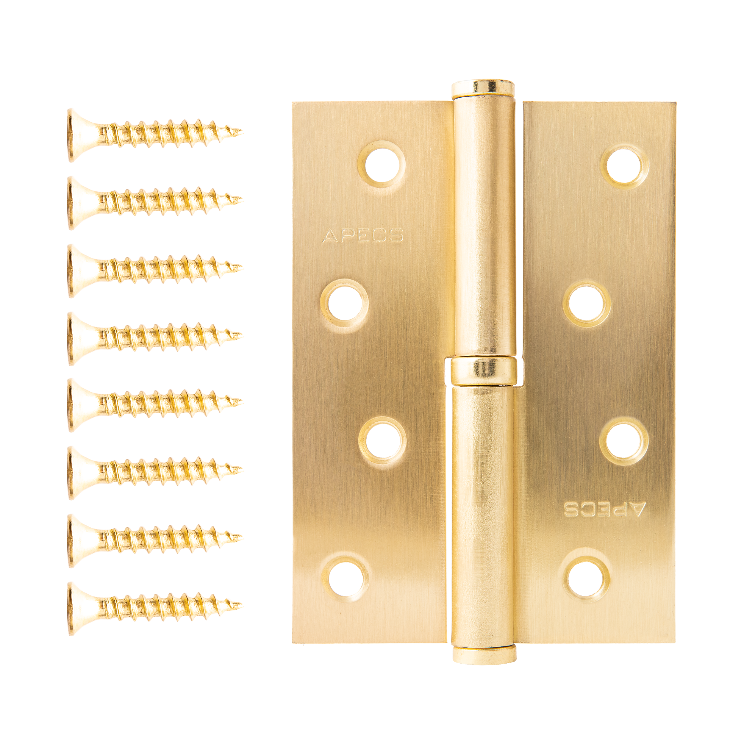 Петля врезная Apecs 100*70-B-Steel-GM-R