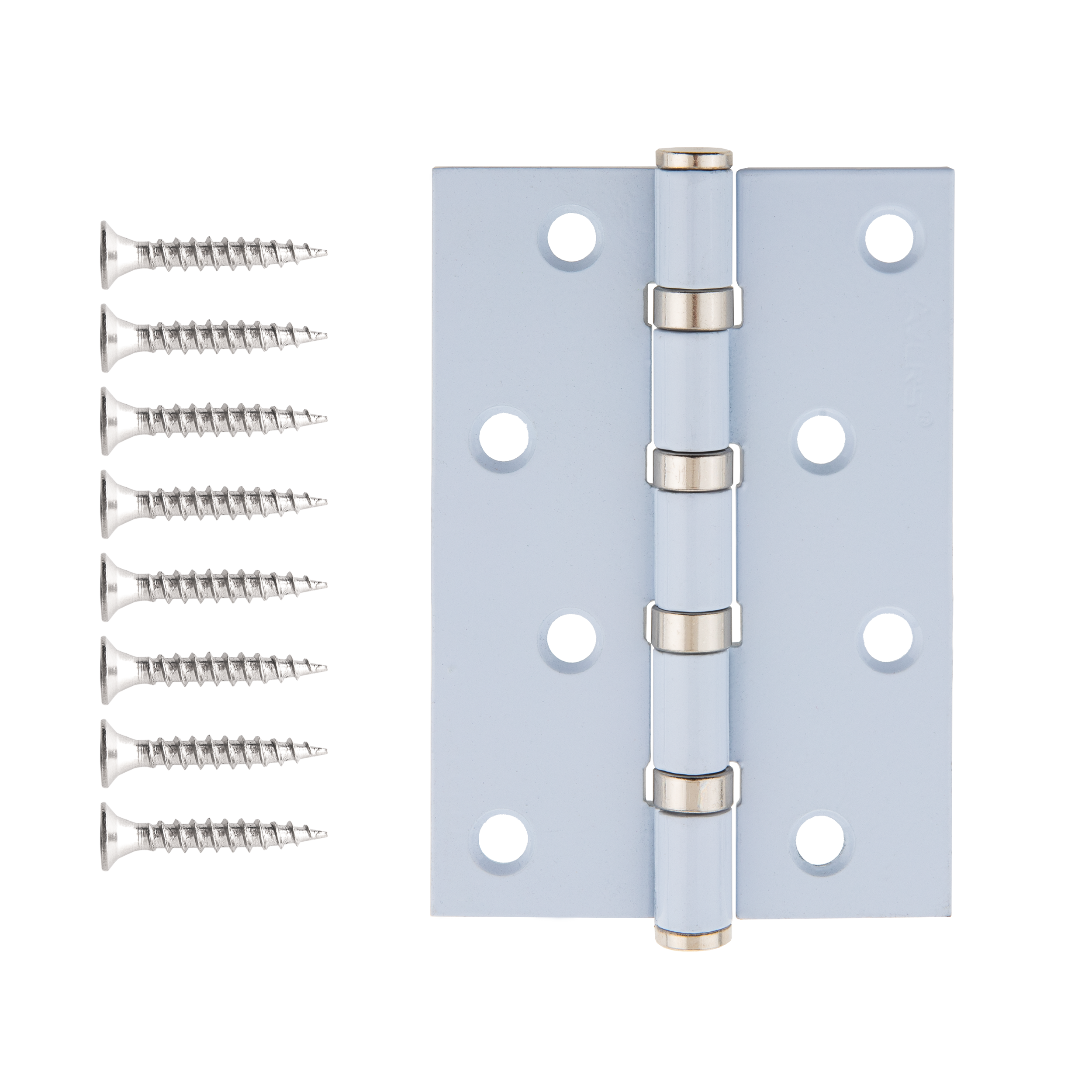 Петля врезная Avers 100*70*2,5-B4-W/NIS