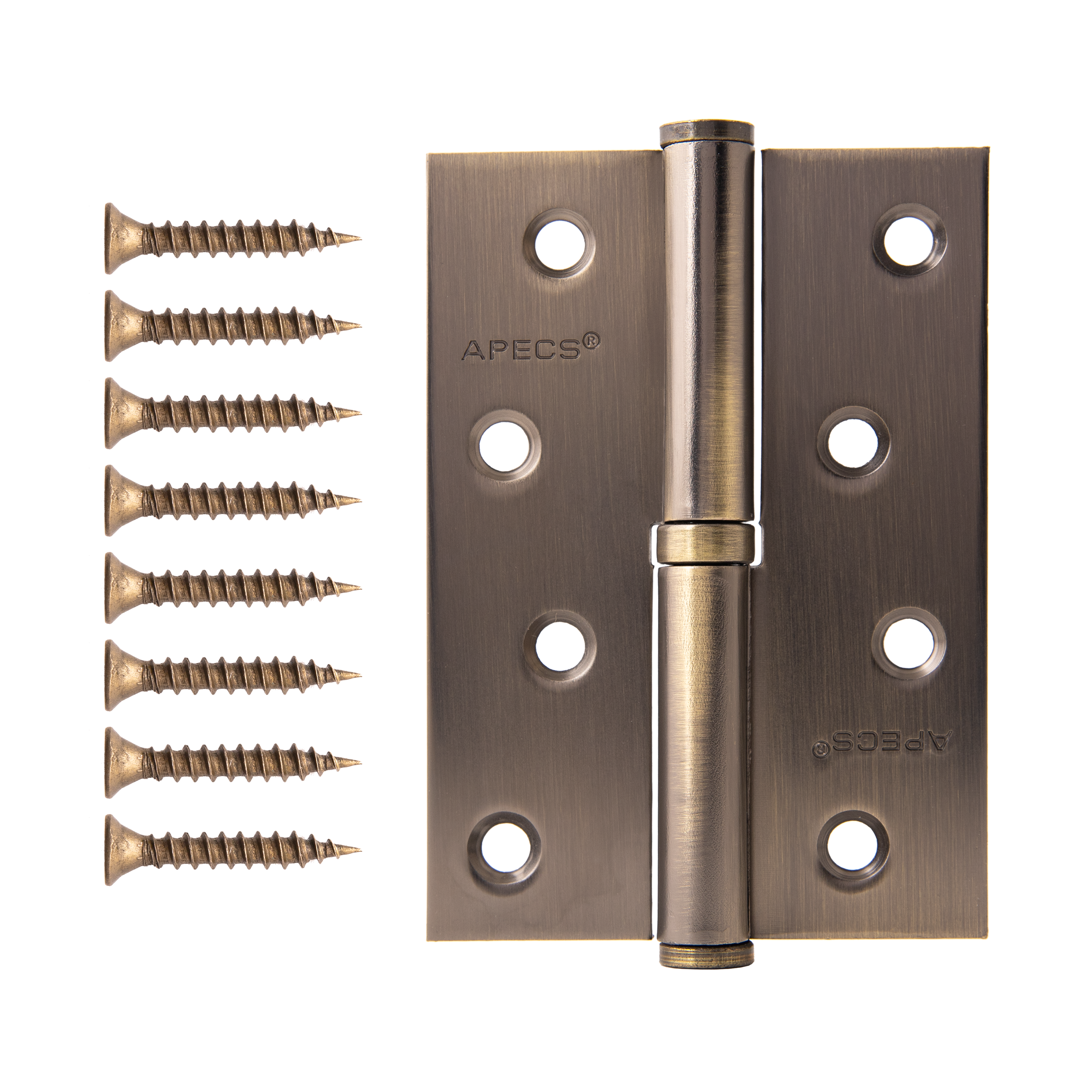 Петля врезная Apecs 100*70-B-Steel-MB-L