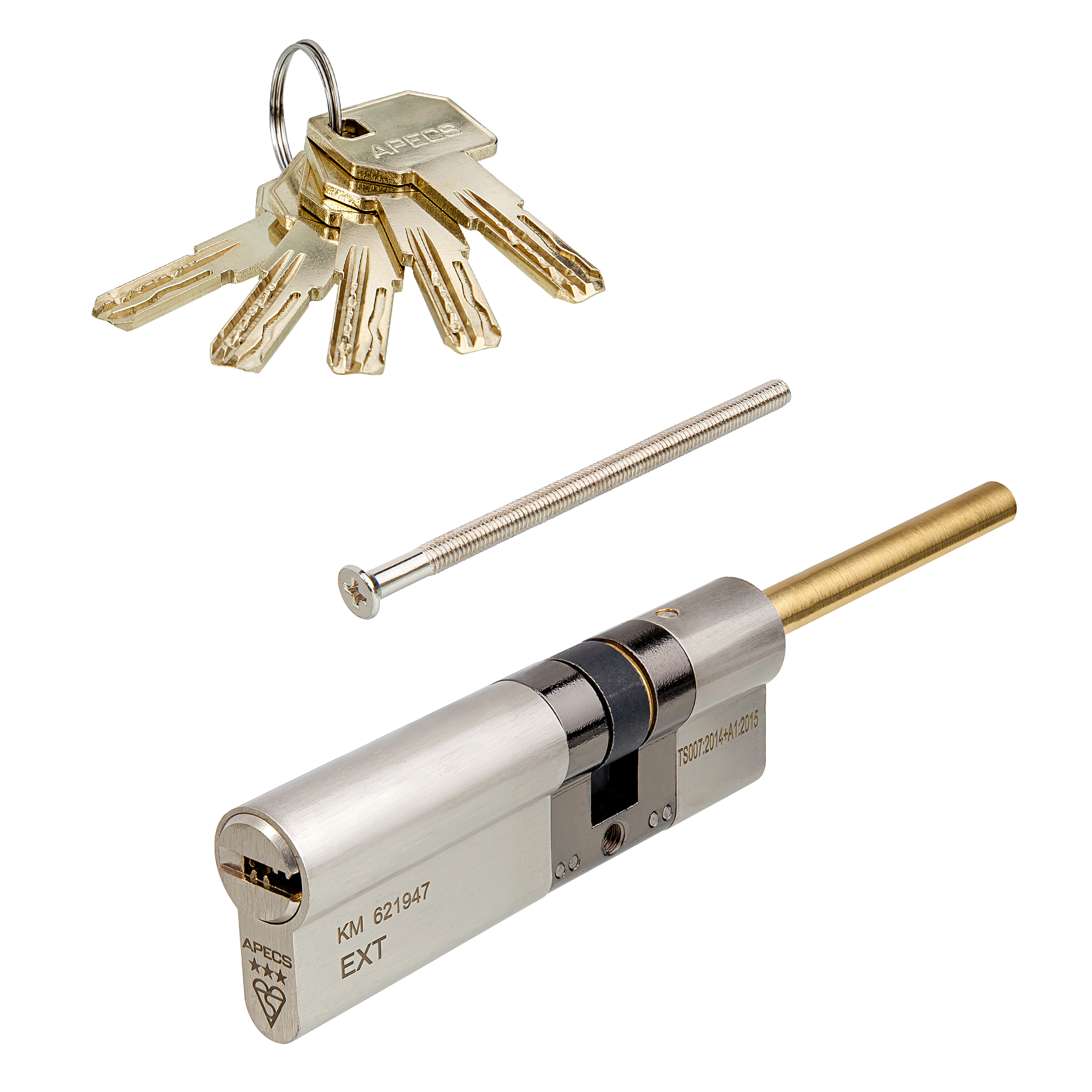 Цилиндровый механизм Apecs MP-95(35S/60)-S/65-NI