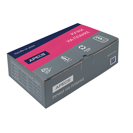 Ручка на планке Apecs HP-42.0123-S-C-CR-R — изображение 3