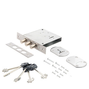 Замок врезной сувальдный Avers R34/S6-CR (5 keys, shank 45mm)
