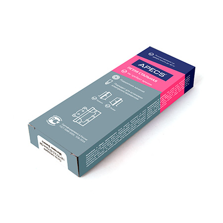 Петля накладная Apecs 100*75*2,5-B2-Steel-BN — изображение 2