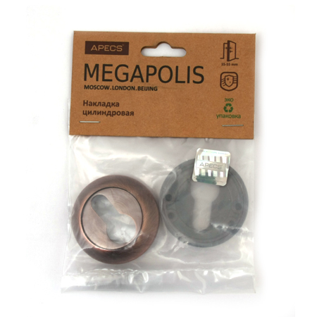 Накладка цилиндровая Megapolis DP-C-0802-AC — изображение 3