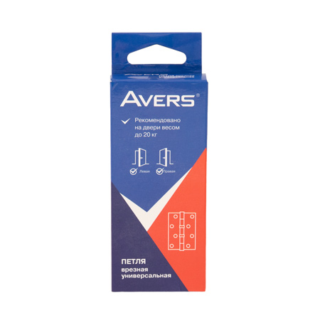 Петля врезная Avers 75*60*2,5-B2-NIS — изображение 2