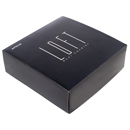 Ручки дверные Apecs LOFT H-77115-INOX-BLM — изображение 3